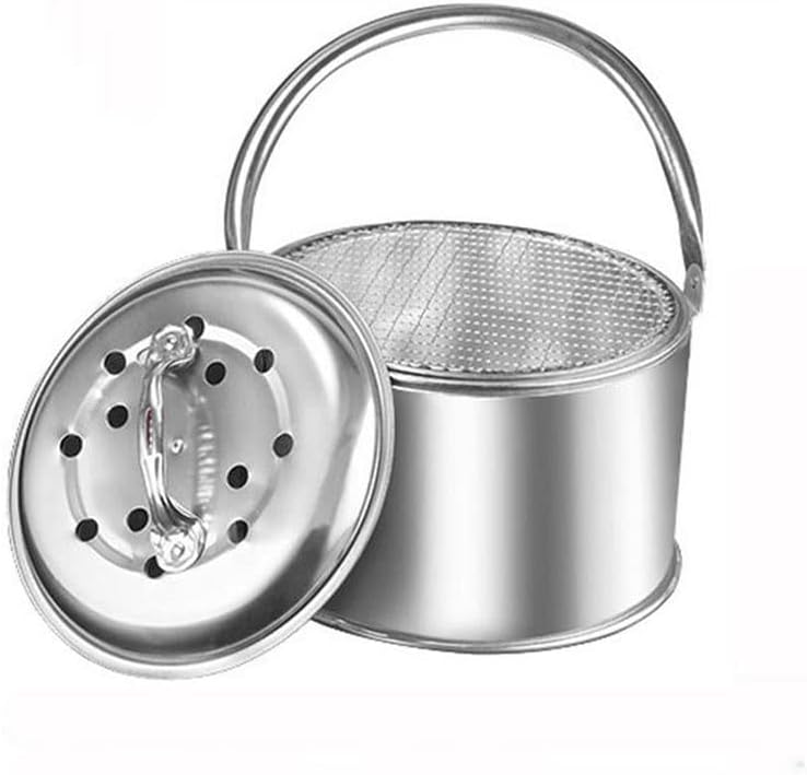 Outdoor Fire Pit Stainless Steel BBQ Grill for Camping Practical Warming Gifts