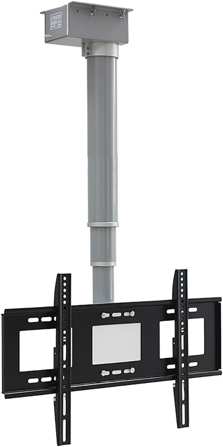 Monitor Mount,tv Wall Mount, Motorized Ceiling TV Mount, Height Adjustable TV Stand and Wall Mount, with Remote Control, 2 Installation Methods, Fits 26-70 Inch(One Colo