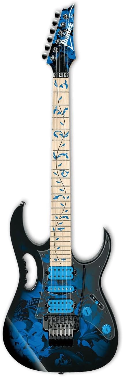 Ibanez JEM77 Steve Vai Signature - Blue Floral Pattern