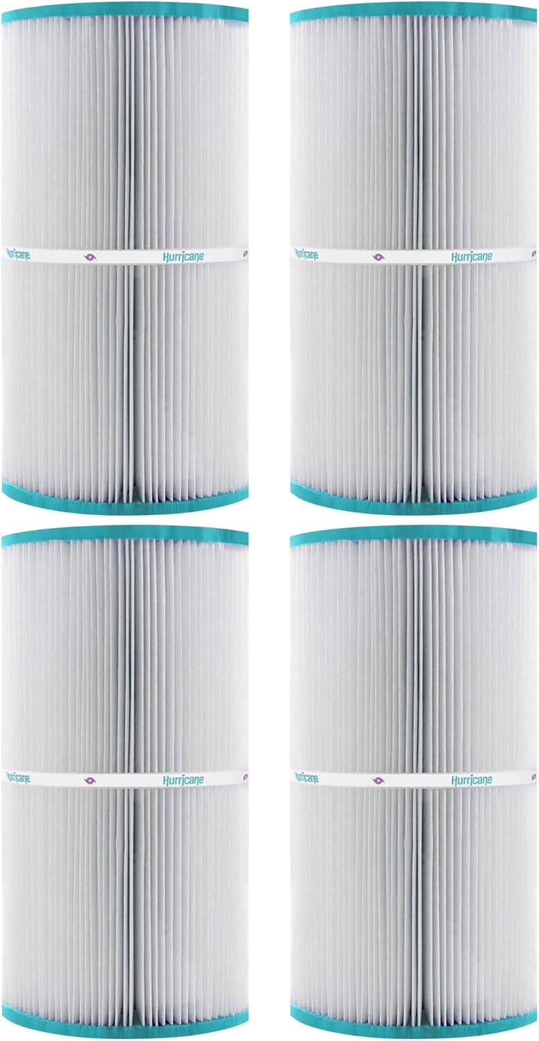 Hurricane Filters 4 Pack HF5601-01 Advanced Spa Filter Cartridge - Replacement for PJW-23, Unicel C-5601, Filbur FC-1330, Aero, Caressa, Closed Top
