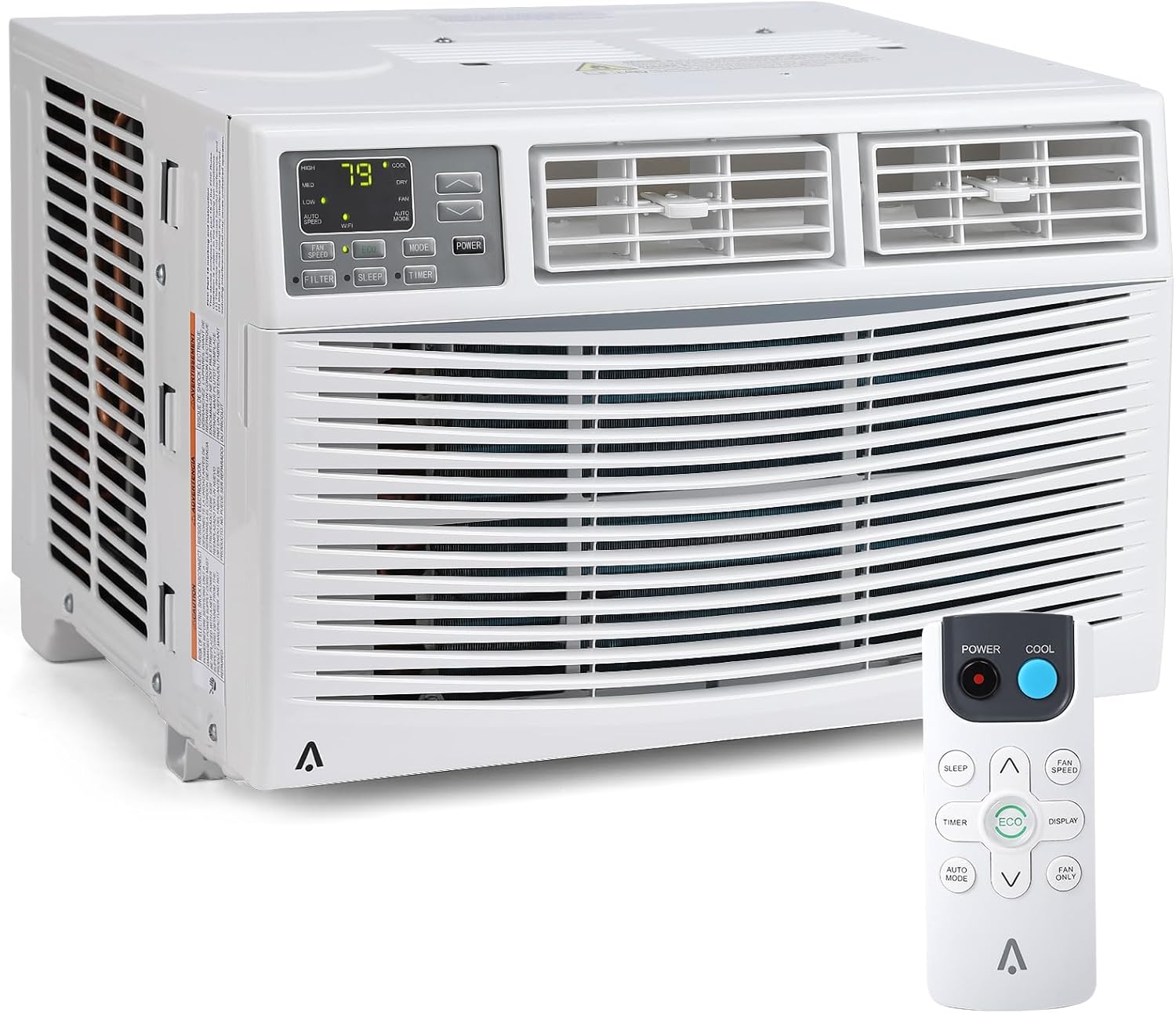 8000 BTU Window Air Conditioner with WiFi, Window AC Unit Cools Up to 350 Sq. Ft with Cooling, Dehumidifier, 3 Fan Speed, Energy Saving with Remote & App Control & Timer Function, Perfect for Room