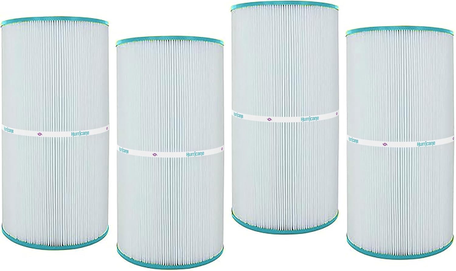 Hurricane Filters 4 Pack HF7469-04 Advanced Pool Filter Cartridge - Replacement for PCC60, Unicel C-7469, Filbur FC-1975, Pentair Clean & Clear 240, Hayward SwimClear C2025