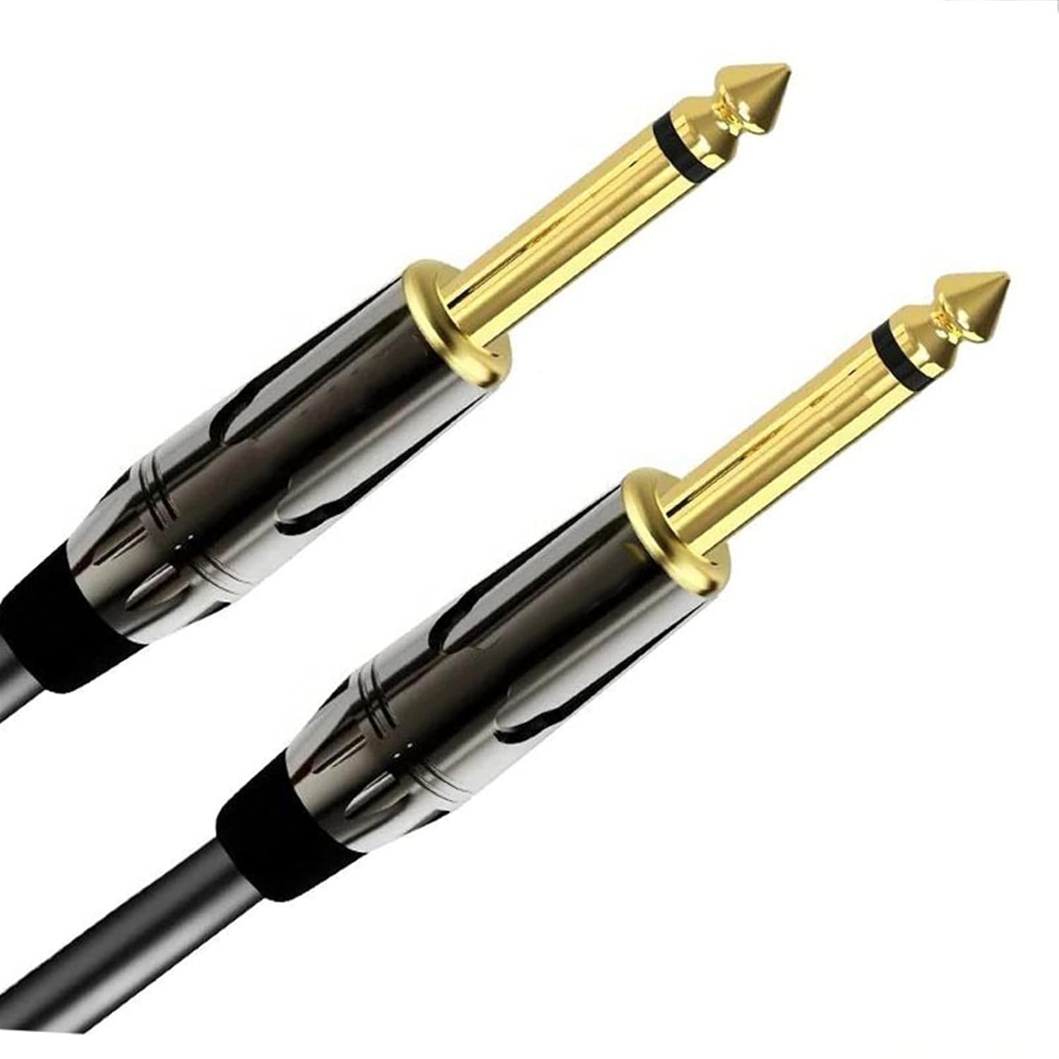 Pro Audio Cable 6.35mm 1/4 TS Guitar Cable Male to Male Balanced Stereo Cable for Electric Guitar Bass Amp Mixer Speaker(TS 6.5,10m)