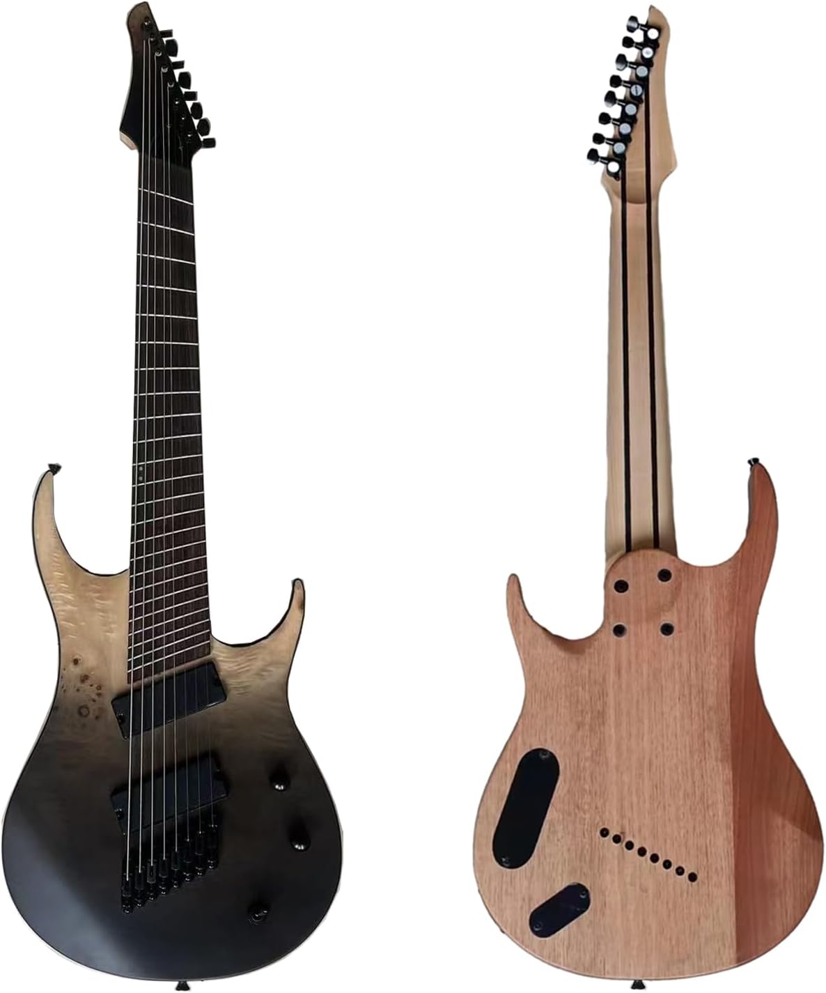 CoByda HandMade Generation Pro - 8-string Electric Guitar, Fading Tide Grey, Right-handed Guitar with Stainless Steel Fret