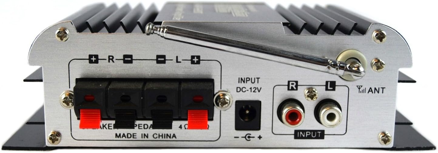 Nippon America PA Power Horn Speaker (White) 100 Watt Indoor/Outdoor 80 Watt w/Bluetooth Audio Amplifier