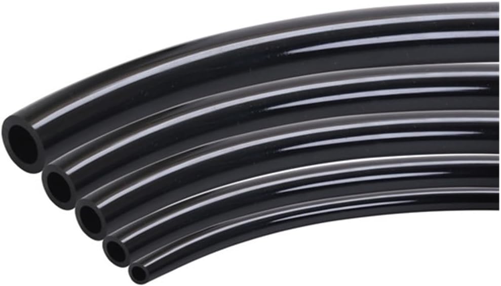 Revive Furniture Pneumatic Tube, Air Hose, Polyurethane(Black,20M_OD 12MM XID 8MM)