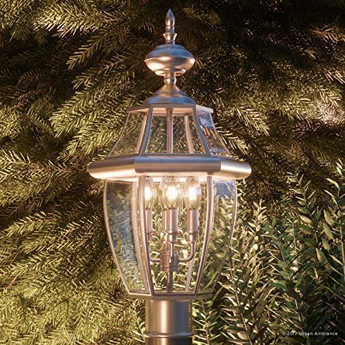 Urban Ambiance Luxury Colonial Outdoor Post Light, Large Size: 23
