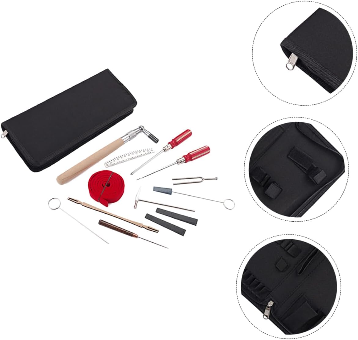 Professional Piano Tuning Kit 1 Set Tuning Hammer Mute Strip for Piano Accessories