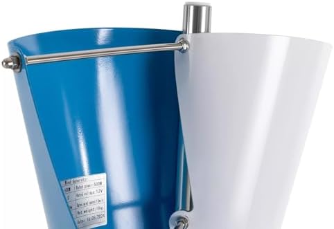 3KW Vertical Axis Wind Turbine Generator Kit, 12V/24V Off-Grid Wind Power System, 3-Phase Permanent Magnet Motor for Home Use Renewable Energy Solutions