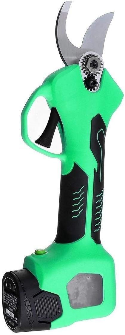 500W 16.8V Rechargeable Electric Pruning Scissors Pruning Shears Garden Pruner Secateur Branch Cutter Cutting Tool 2 Batteries Garden Or Lawn (Green Free)