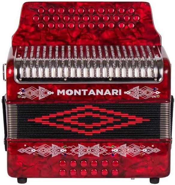 Montanari 3112 MG Accordion EAD Red
