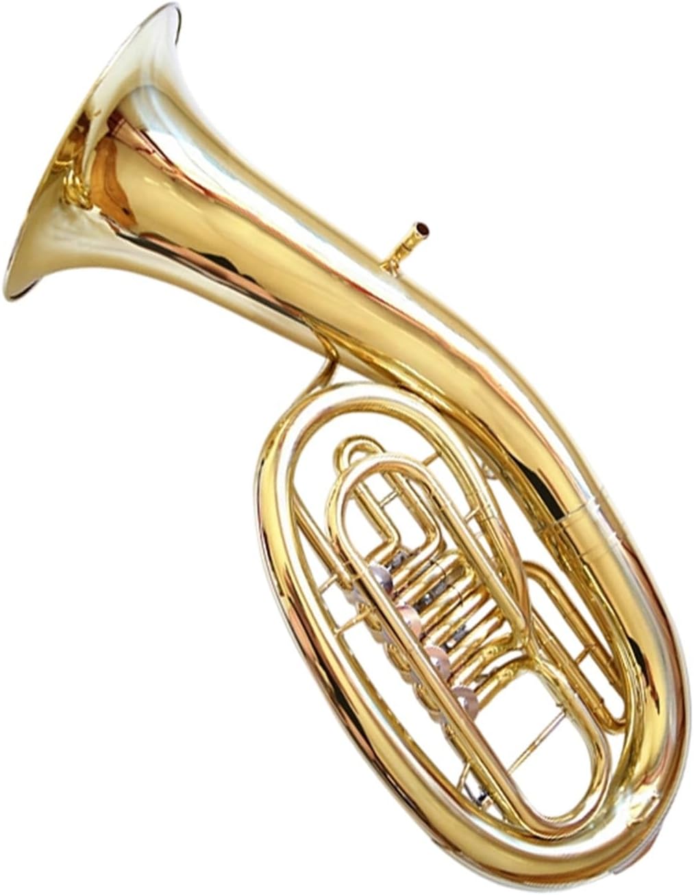 B Flat Euphonium Instrument Four Keys Brass Material Euphonium All-brass Instrument