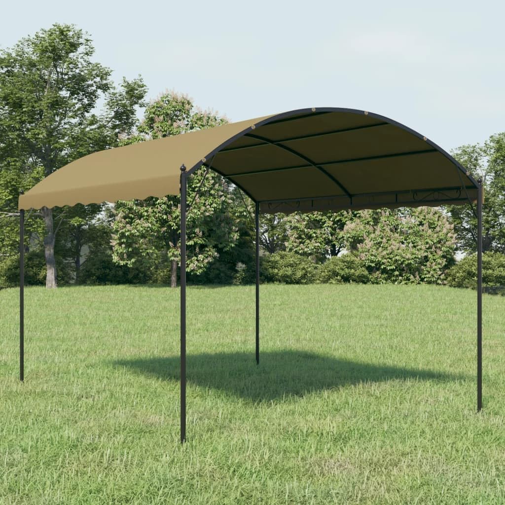 Gazebo 13.1'x9.8'x8.5' Taupe 0.6 oz/ft,Protective Gazebo for Outdoor Relaxation and Gatherings Outdoor Structures, Outdoor Canopies, Gazebos