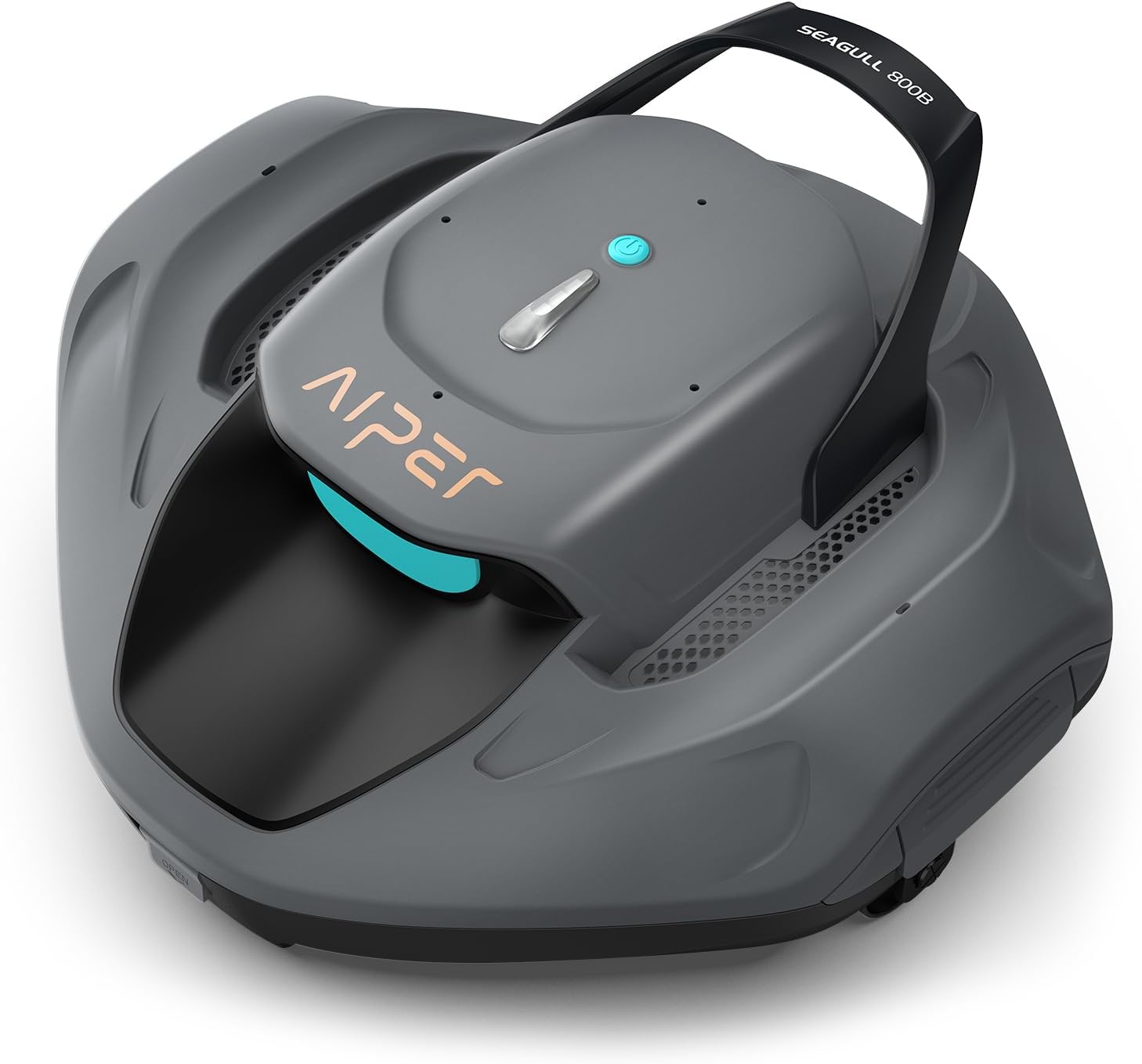 AIPER Seagull 800B Cordless Robotic Pool Vacuum, Self-Parking Technology, 90-Min Battery Life, Powerful Suction, LED Indicator, Ideal for Above-Ground Flat Pool up to 860 sq.ft.
