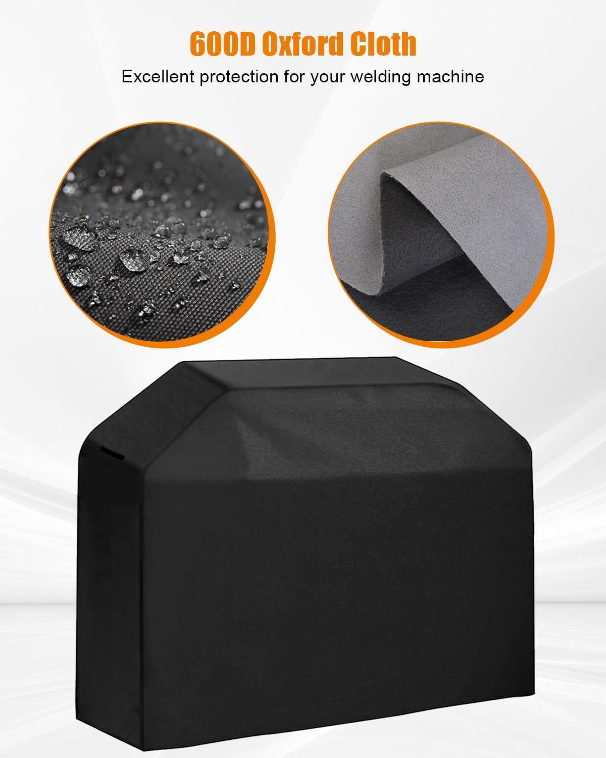 Engine Welder Generator Cover Compatible with Ranger GXT Series Welder, Waterproof Engine Driven Welder Cover with Plush Linner, Black Generator Covers