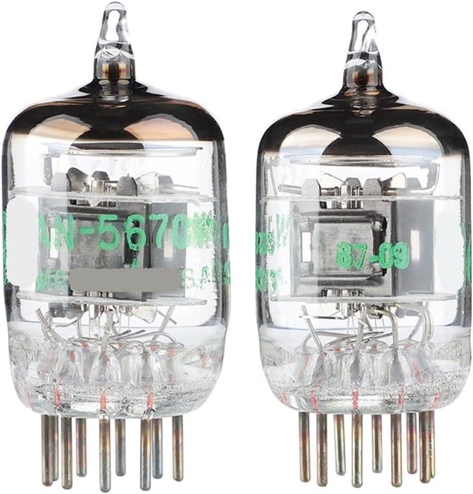 2PCS5670W GE5670 Vacuum Tube Valve Vacuum Tube Upgrade for 6N3/6H3N/396A/2C51/5670 Audio Amplifier