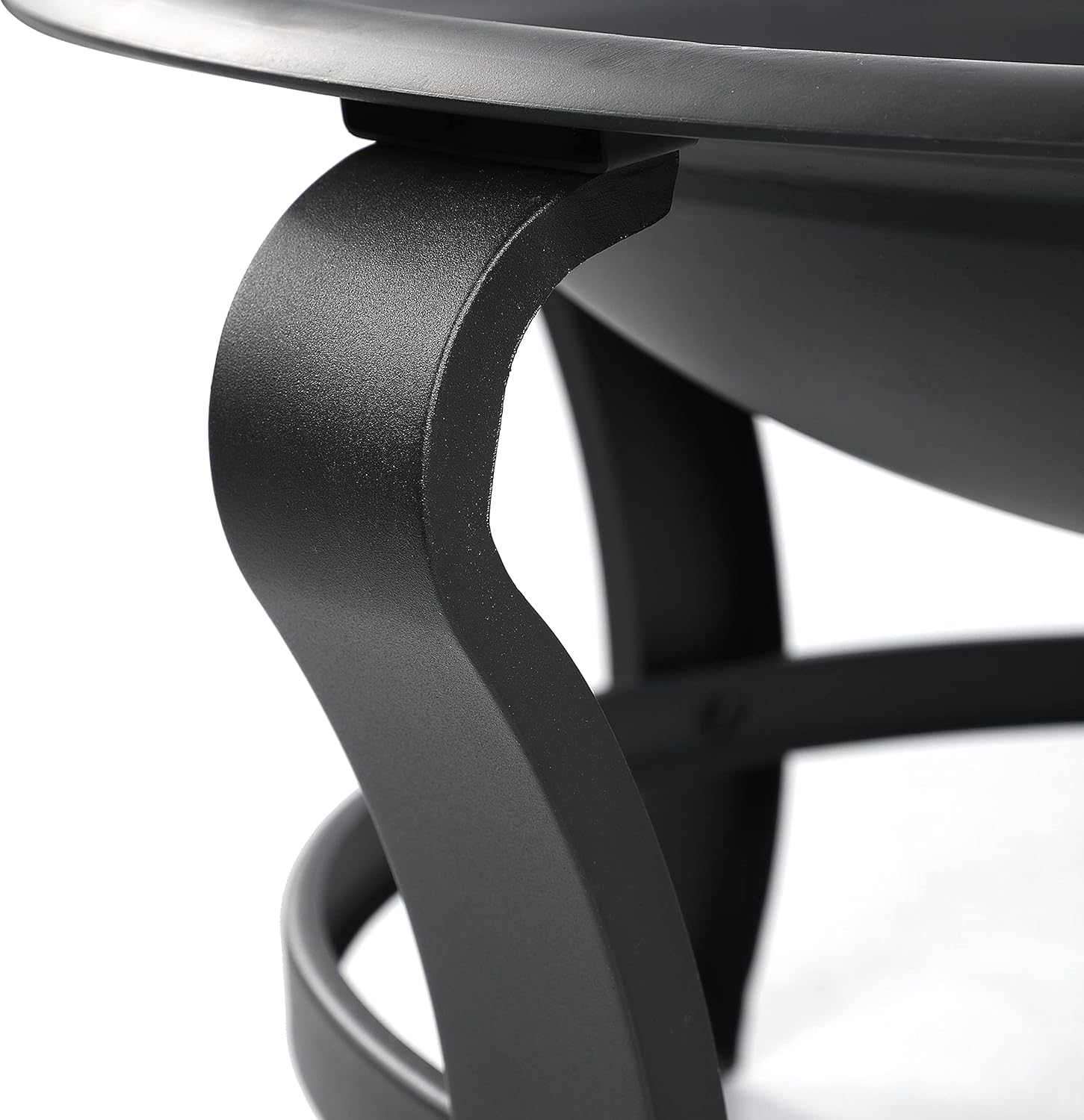 30 inch Steel Fire Pit Set, Wood Burning Pit - Includes Screen, Cover and Log Poker - Great for Outdoor and Patio, 30