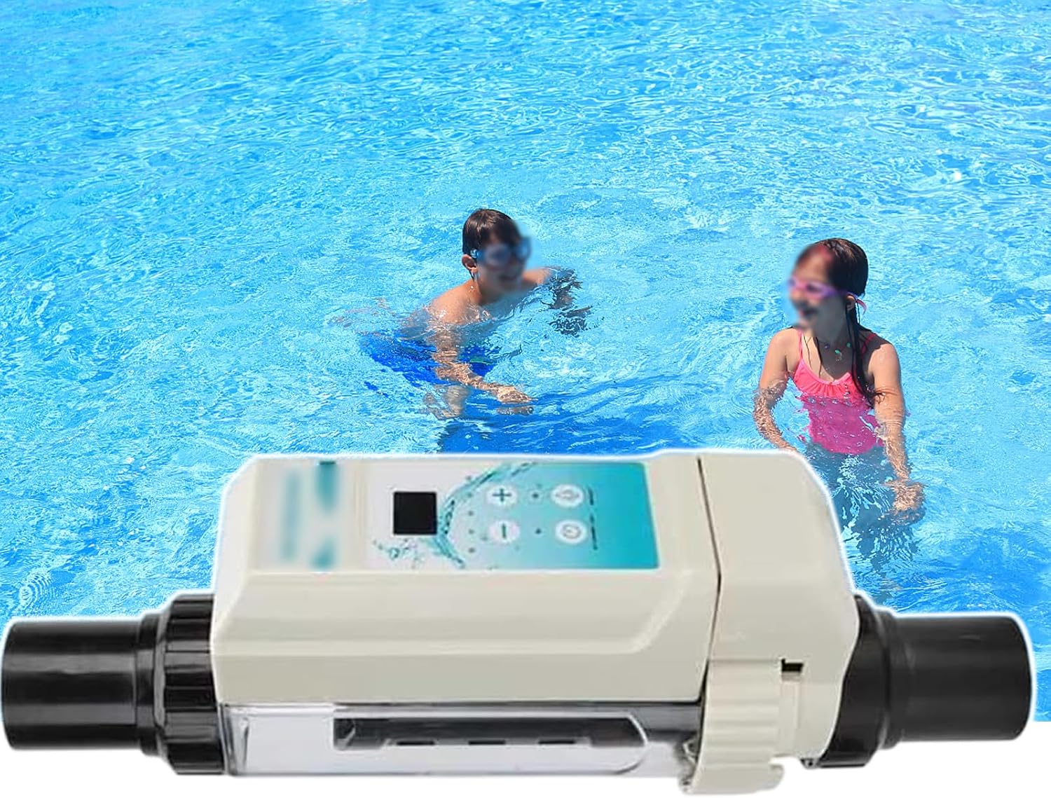 Pool Salt Water Filter,Filter for Above Ground Swimming Pool Up to 23000 Gallons Chlorinator, Electronic Chlorine Generator,20g/h