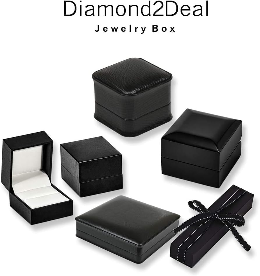 Diamond2Deal 10k Yellow Gold Set of 4, 4mm Spacer Beads