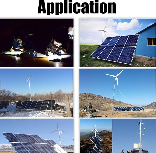 1200W 12V 24V 48V MPPT Hybrid Wind Solar Charge Controller Photovoltaic System Regulator Suitable for Wind Power Generation Systems and Solar Panels,48V