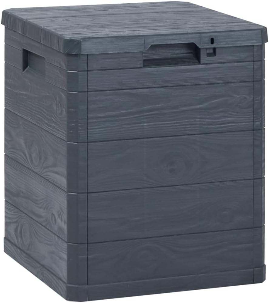 Garden Storage Deck Box,23.8 gal Plastic Lockable Garden Container Cabinet Toolbox for Patio, Lawn, Poolside, Backyard 16.7