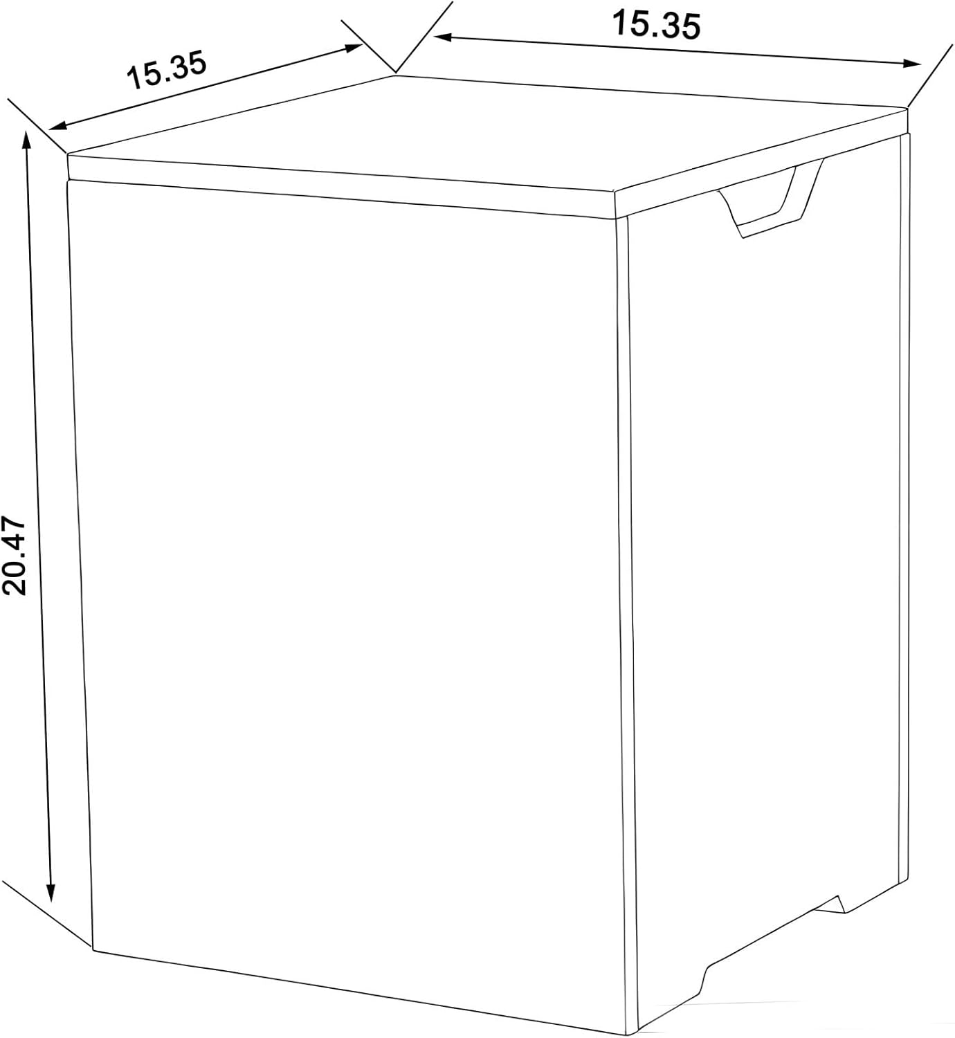 Square Propane Tank Cover with Side Table for Outdoor Fire Pit, 20 lb Gas Cylinder Holder Storage Hideaway Box, Gray Iron Enclosure for Patio Furniture, Garden Use with Gas Fire Pits, Only Table