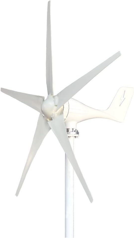 Wind Turbine, 1000W Horizontal Wind Turbine 12V 24V 48V Alternative Generators Free Energy Windmill with MPPT Controller Wind System(Turbine only,12V)