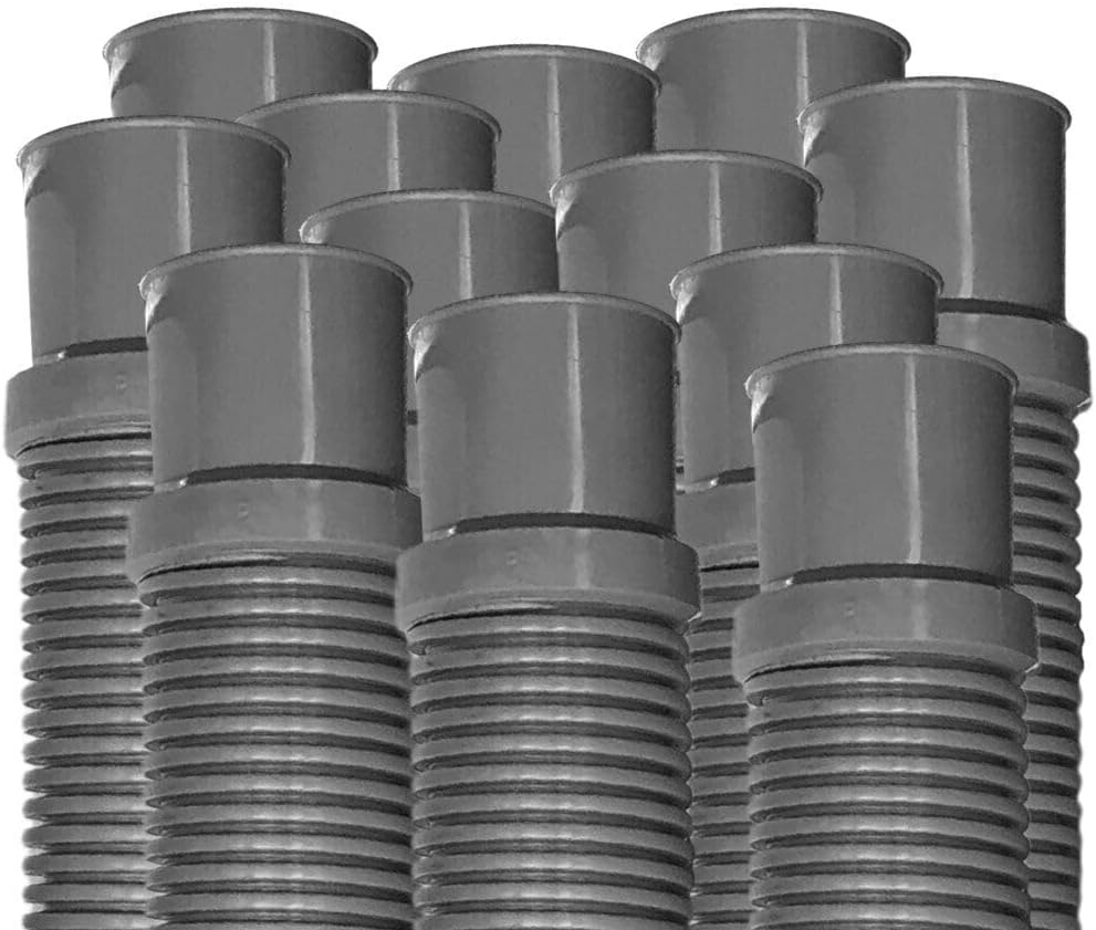 Replacement for Puri Tech Heavy Duty Above Ground Pool Filter Hose, 1.25 Inch x 3 foot - 12 pack