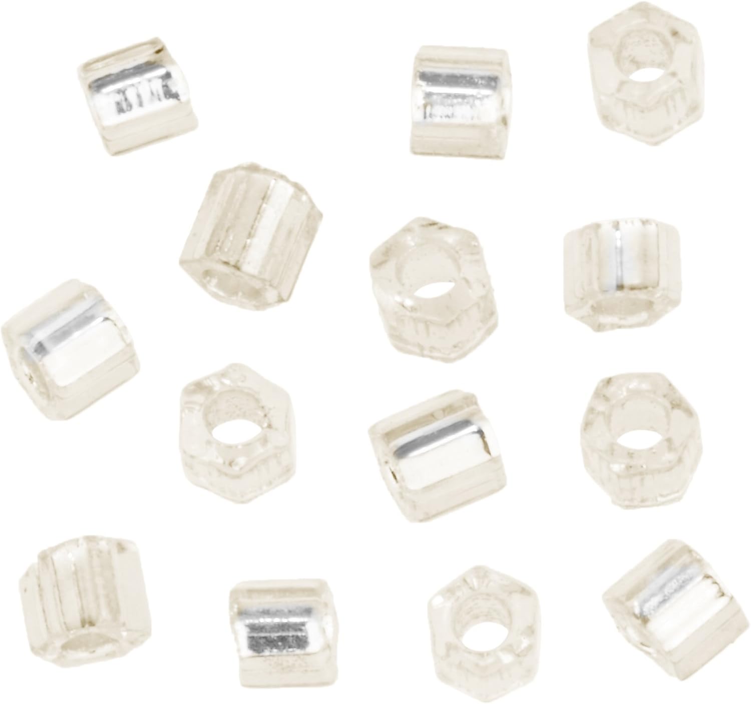 TOHO Hex Extra Small Beads, 10 Bundles, Thread Threading Beads, Outer Diameter Approx. 0.06 inch (1.5 mm), No.21, 328.1 ft (100 m)