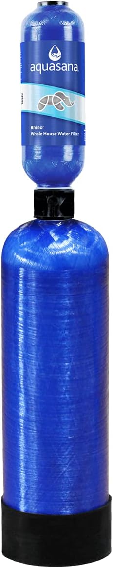 Aquasana Rhino Whole House Filter Replacement Tank for Rhino Chlorine Max Flow - 1,000,000 Gallons - Carbon & KDF Filtration - Reduces 97% of Chlorine - WH-1010R
