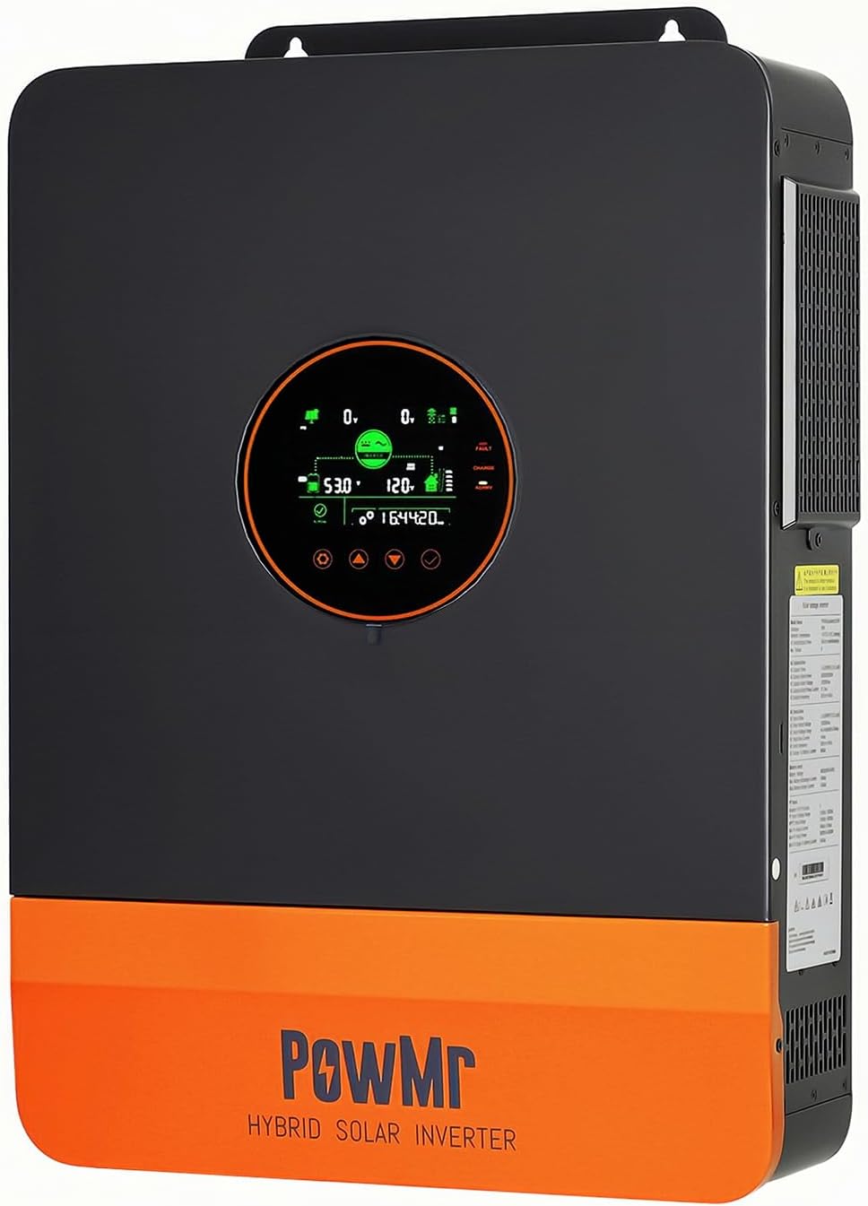 6500W Solar Inverter Split Phase 48V to 120V/240V, UL1741 6500W Power Inverter Built-in 140A MPPT Controller, Max.PV Input 10kW, 550V, Support up to 6 Unit Parallel for Lead Acid, Li, Batteryless Run