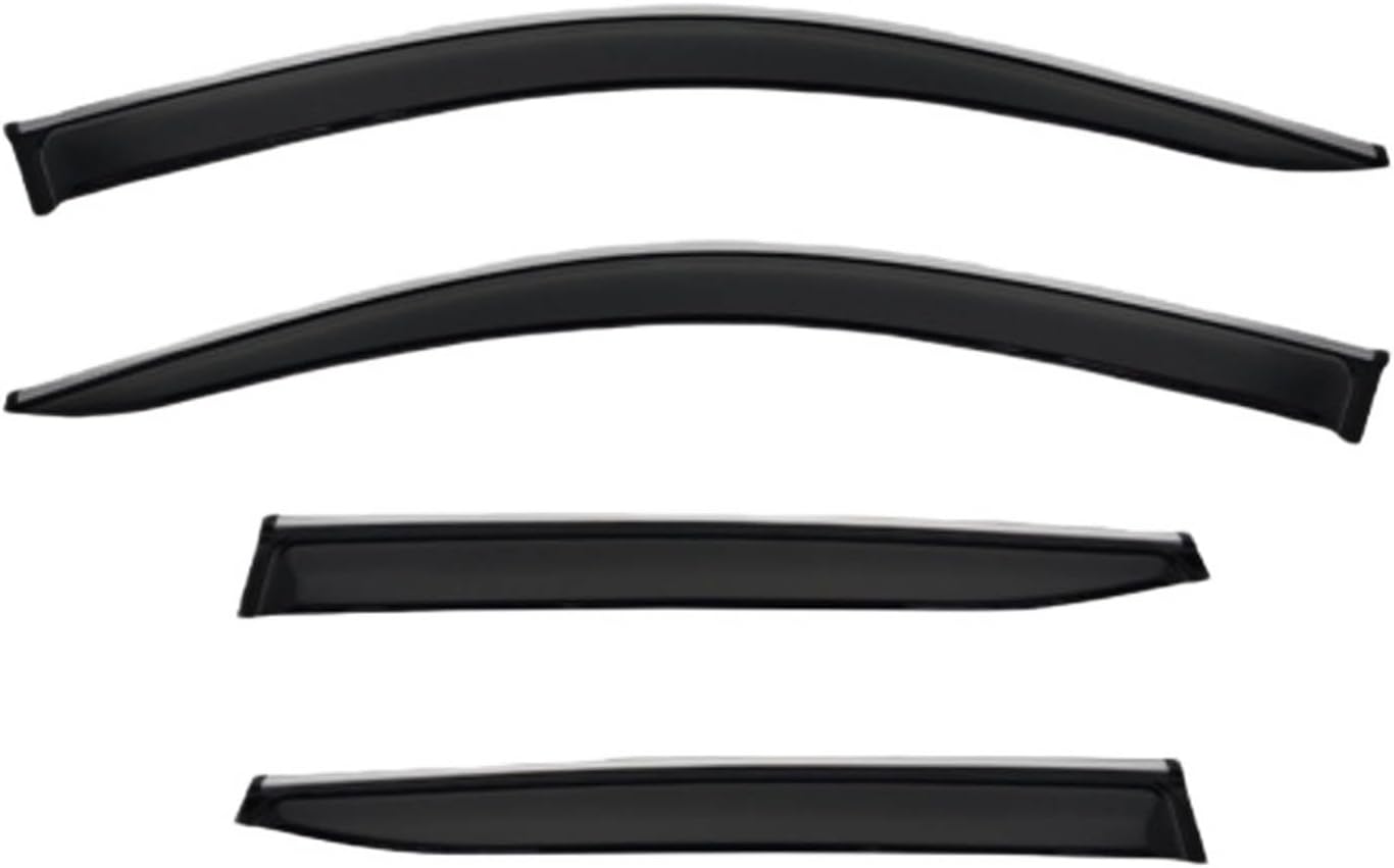 Window Deflectors for Benz GLC-Class Short Wheelbase MK2-X254 2023+, Sun Rain Guard Window Visors Vent Shades with Bright Stripes Car Accessories