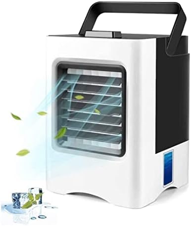 Portable Air Conditioner Fan, Mini Evaporative Cooler, Personal Air Cooler, Desk Cooling Fan for Bedroom, Dorm, Travel, Office
