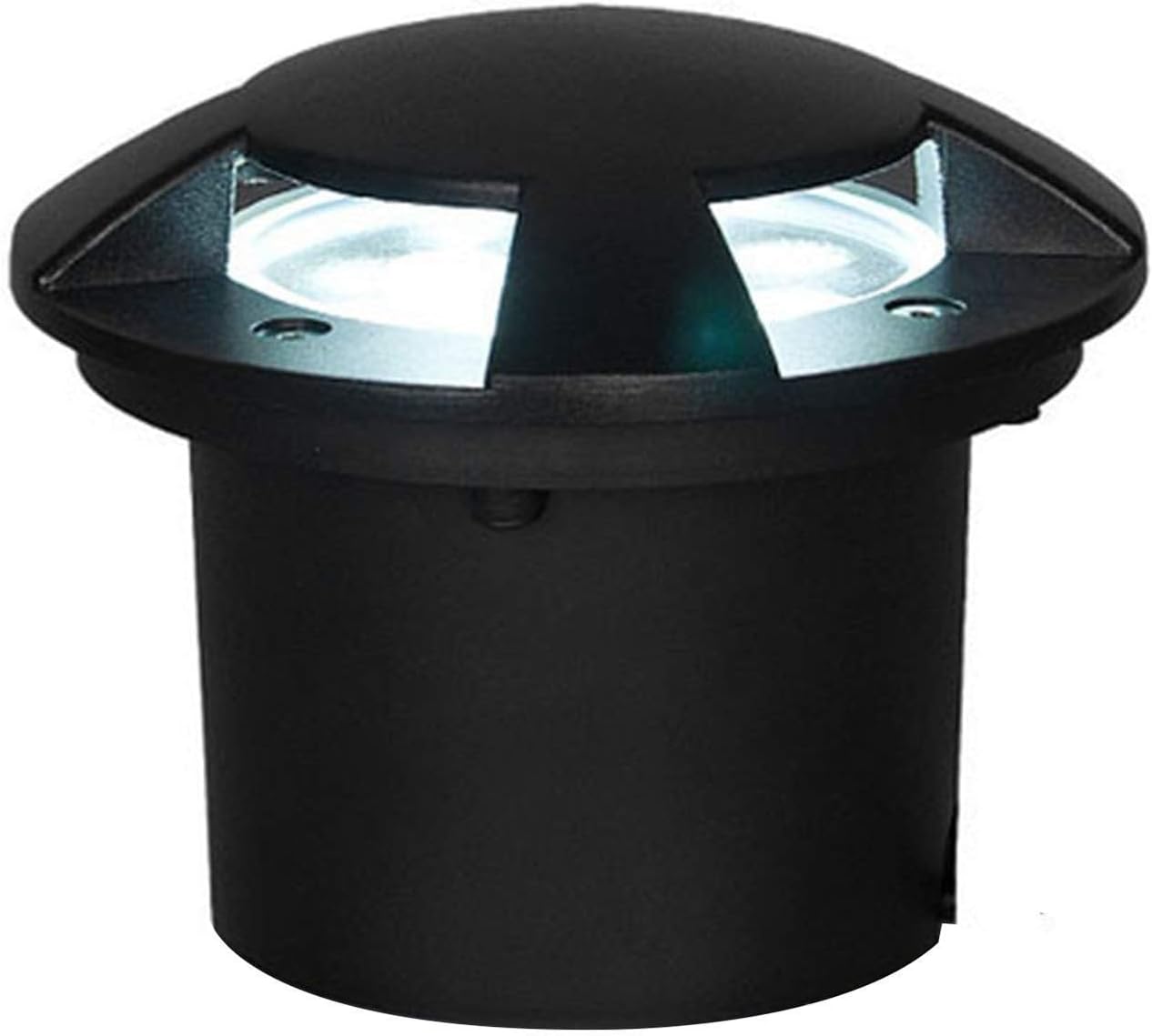 Ground LED Landscape Lights - 85-265V Outdoor Recessed Spotlight, Underground Side Emitting No Glare Terrace Buried Lights, IP65 Waterproof Wall Corner Floor Light(Blue,18W)