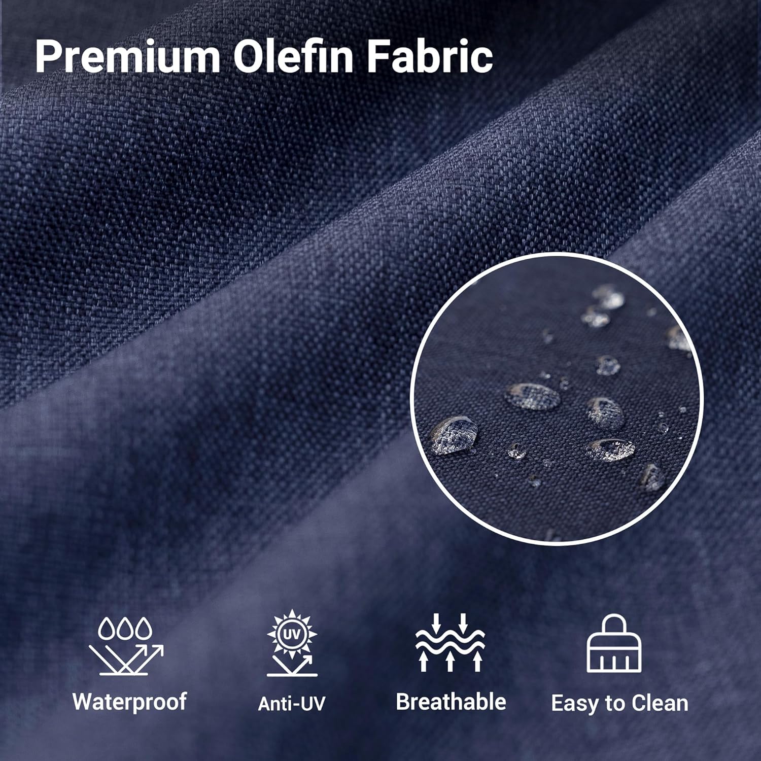 6 Pieces Patio Furniture Set with 44