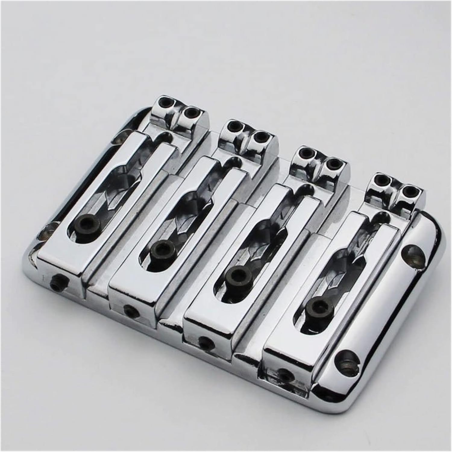 Guitar Bridge 4 String Bass Guitar Bridge Chrome Guitar Replacement Parts