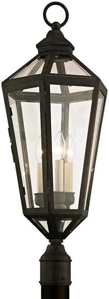 Troy Lighting Calabasas-3 Light Outdoor Post Lantern-11.5 Inches Wide by 29.5 Inches High