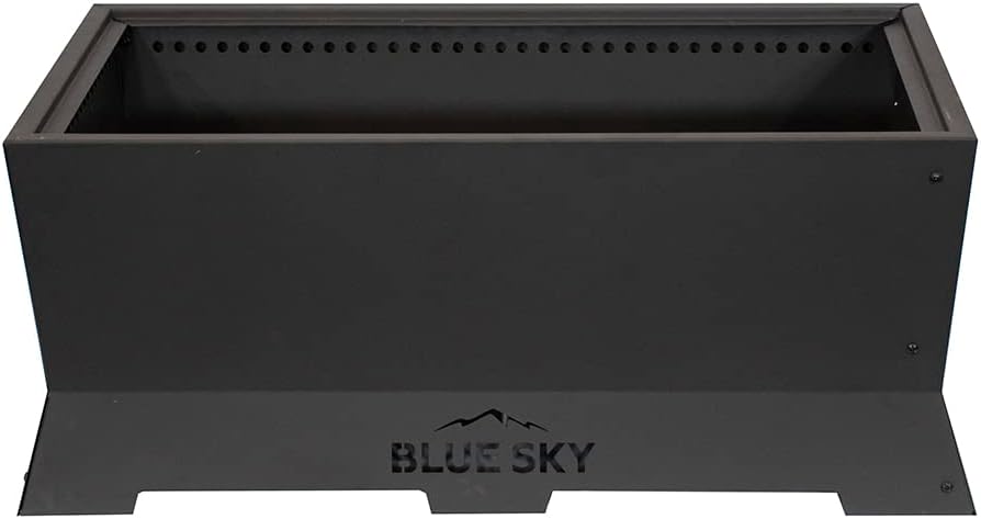 Blue Sky Outdoor Living Fire Pit - 38.50 x 16.00 Peak and Rectangle Peak Combo with Strong and Sturdy Design and Smokeless Burn