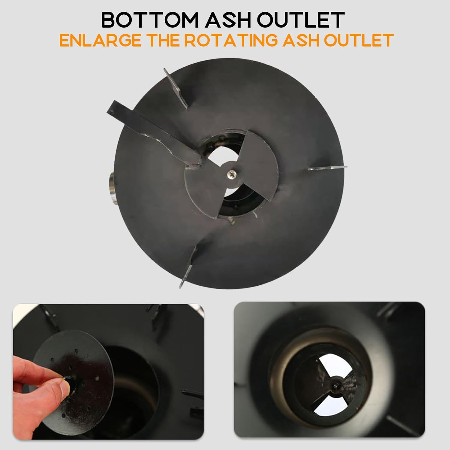 Wood Burning Fire Pit Smokeless Fire Pits for Outside Stainless Steel Bonfire Pit with Handle Fire Poker and Blower Ideal for Backyard Barbecue Camping Trips Picnics