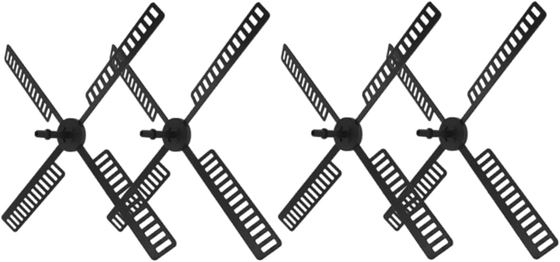 Garneck 20pcs Outdoor Wind Mill Part Replacement Plastic Windmill Blade for Garden Solar