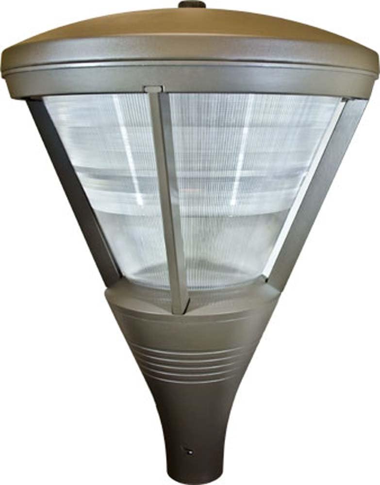 GM580-BZ Large Post Top Cone Shape Fixture, 70W Hps, Bronze Finish