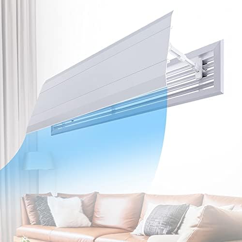 Universal Central Ceiling Air Conditioner Wind Guide and Anti-Straight Blowing Cover A/c Hood Wind Deflector Wall-Mounted Air Conditioner Deflectors Help with Cooling/Heating Cycles