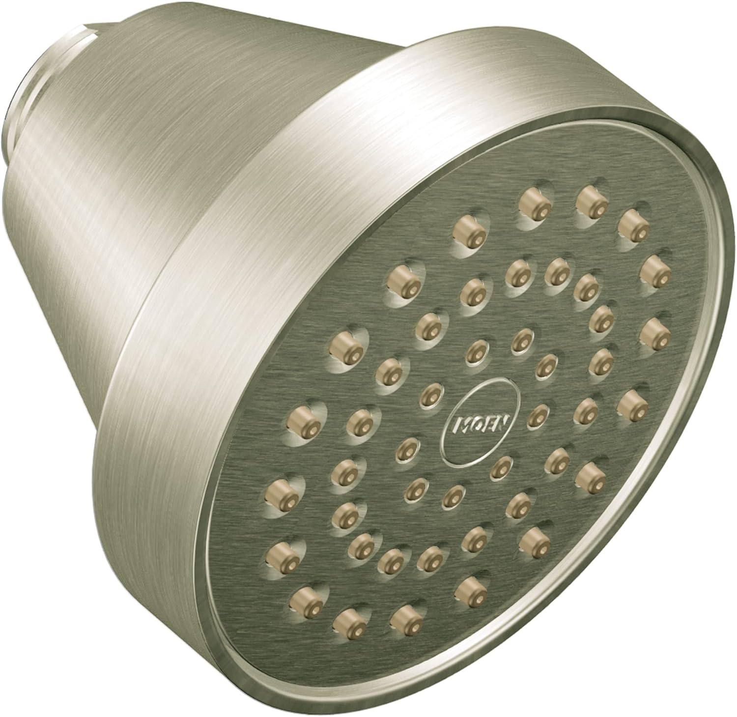 Moen 6399BN Level One-Function Standard Shower Head, 1, Brushed Nickel
