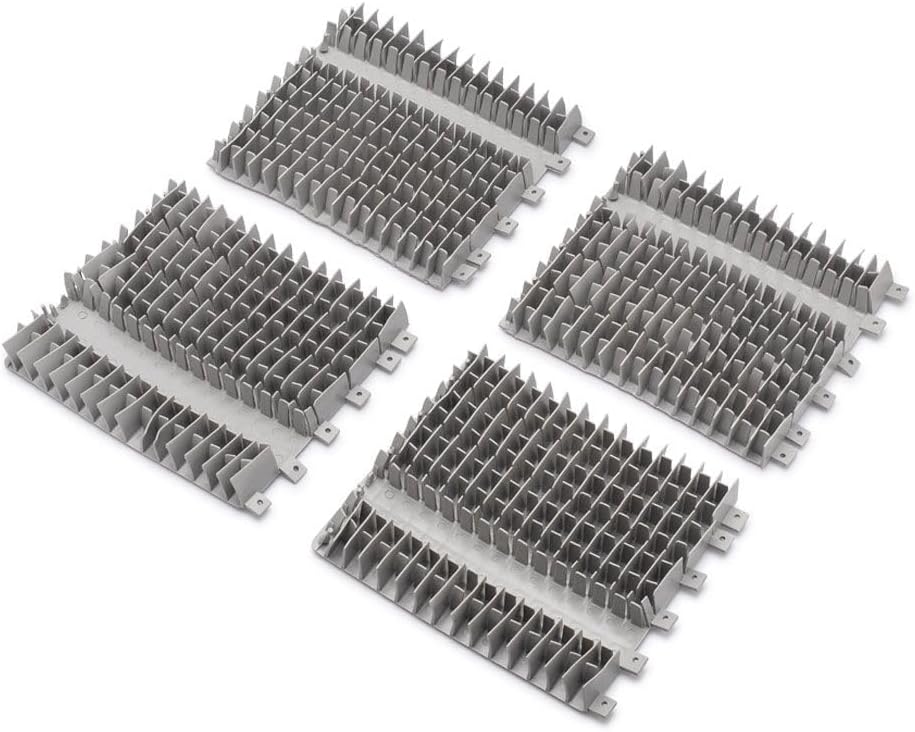 Dolphin Genuine Replacement Part — Front and Rear Grey Climbing Brush Set for Ultimate Wall Scrubbing (4PK) — 6101656-R4