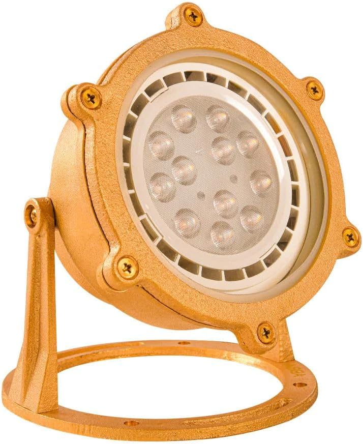 ULB02 Cast Brass PAR36 LED Low Voltage Underwater Pond Light IP68 Waterproof