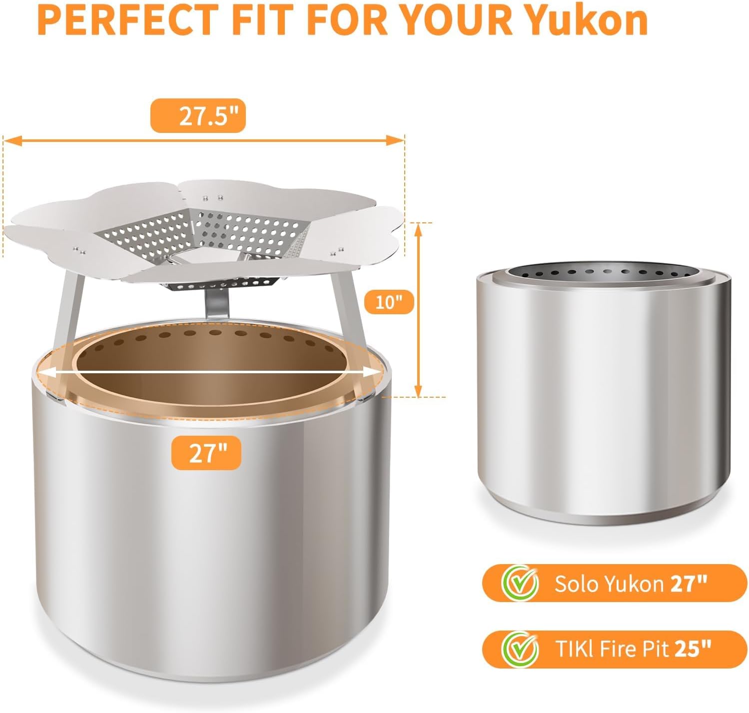 Solo Stove Yukon Heat Deflector 27