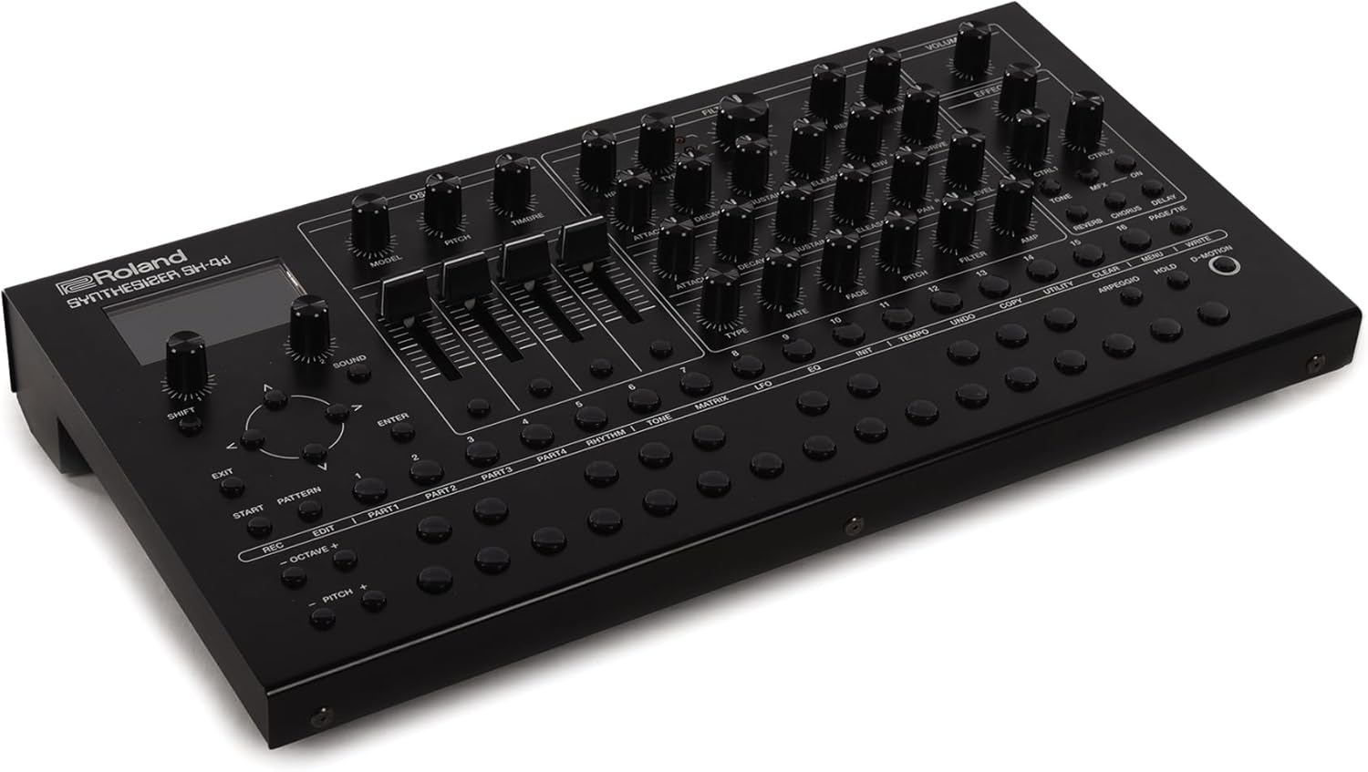 Roland SH-4d Compact Desktop Synthesizer | 11 OSC Models | Professional Sound Design Tools | Perfect for Studio & Stage | Hands-On Workflow | Multitimbral Pattern Sequencer | Extensive FX