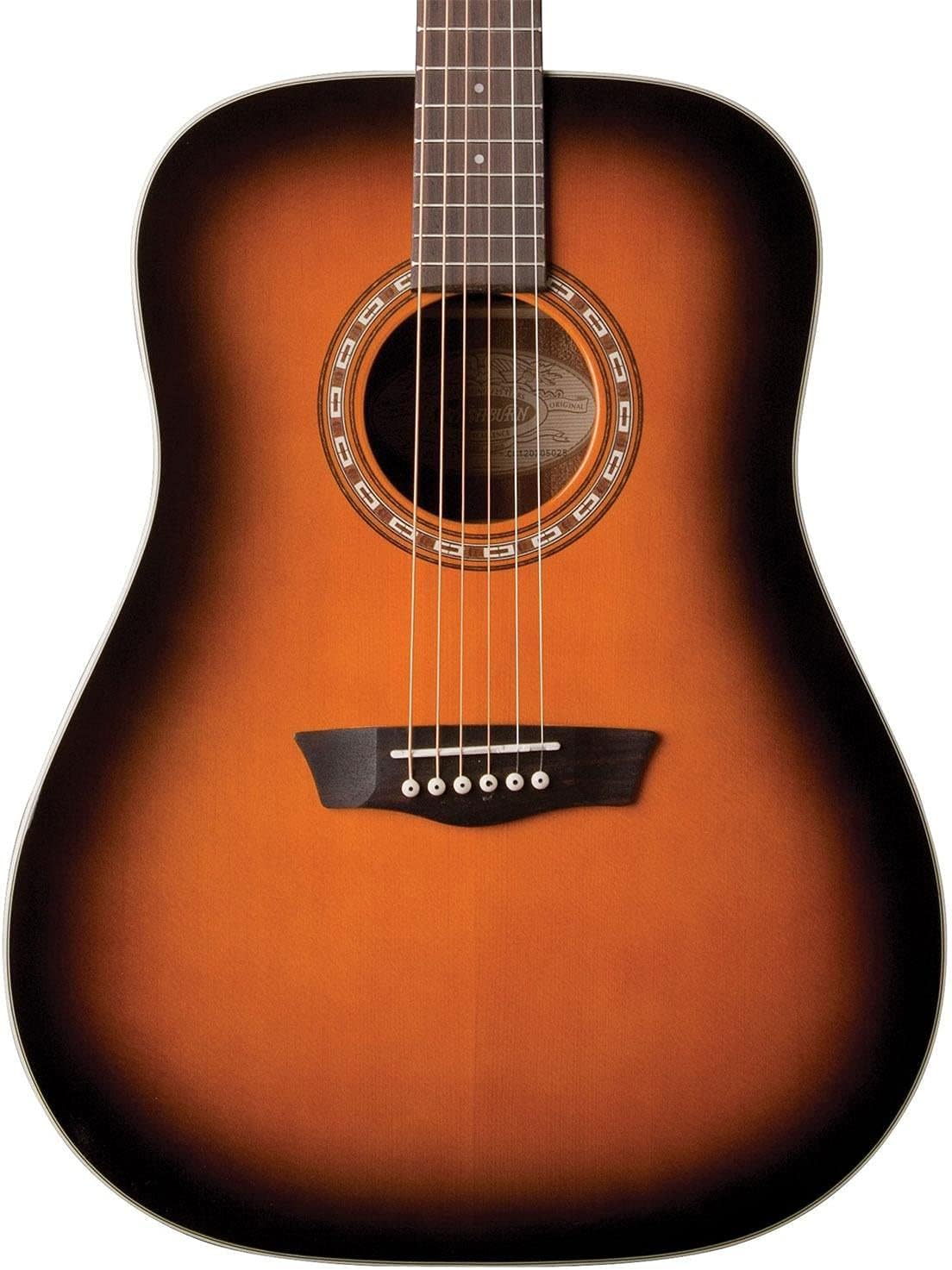 Washburn 6 String Acoustic Guitar, Right (WD7SATB-A)