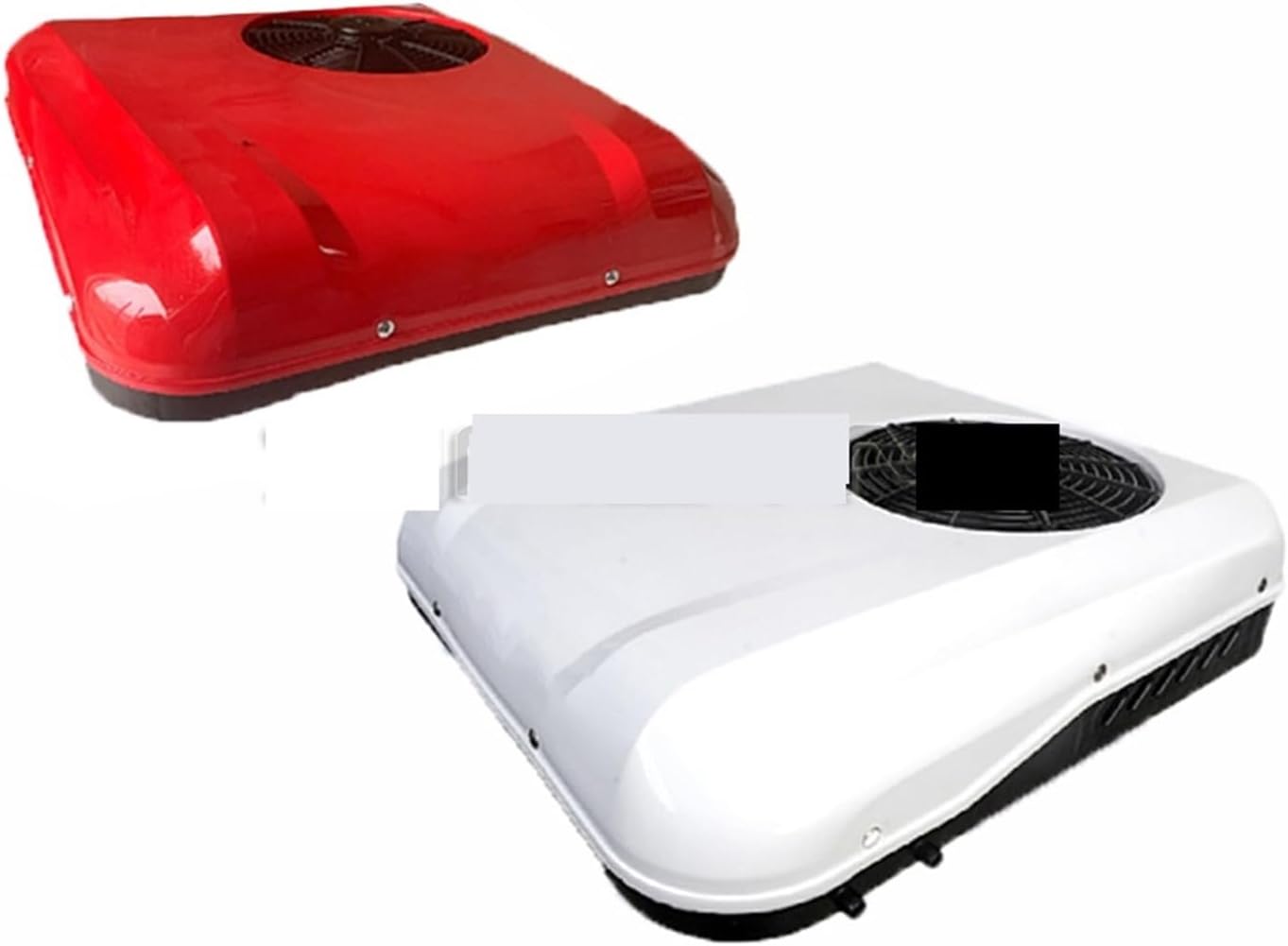 RV Air Conditioner, Ceiling Car Air Conditioner 12/24V Top Mounted Parking Heating And Cooling Integrated Machine,Camper ac(White,24v Cool And Heat)