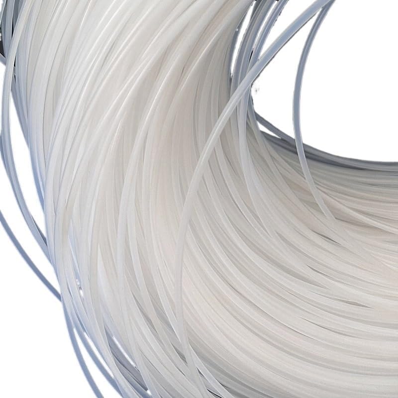 Revive Furniture PTFE Translucent Capillary Tube ID 0.3mm~5mm Fluorine Plastic High Temperature Resistant Precision Applications(10M_ID 0.5XOD 3MM)